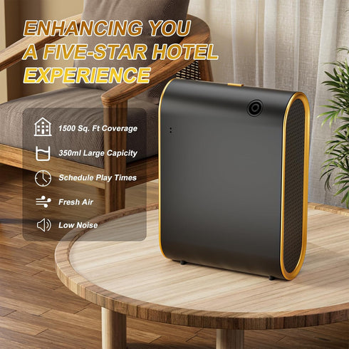 Wankeer 1500 Smart Scent Air Machine for Home, Sq. Ft Hotel Collection Diffuser with Cold Air Tech, Whole House