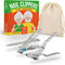 Nail Clippers Set, Easy Grip 360 Rotary Fingernail Clipper, Sharp Heavy Clippers for Thick Nails, Perfect for Diabetics