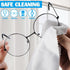Fabbay 200 Pcs Microfiber Cleaning Cloths, 7 x 6 Inch Lens Wipes for Glasses, Smart Phones, Laptops (Black, Gray)