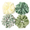 Scrunchies Hair Ties for Women - Big Silk Satin Scrunchie Extra Large Jumbo Oversized Cute Chiffon Scrunchy