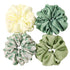 Scrunchies Hair Ties for Women - Big Silk Satin Scrunchie Extra Large Jumbo Oversized Cute Chiffon Scrunchy