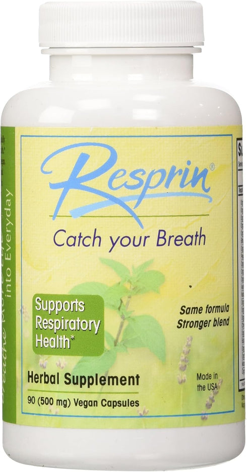 Respirin Traditional Herbal Blend - Natural Breathing Enhancement, 500mg, 90 Vegan Capsules