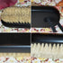 Wooden Nail Brush Cleaner Black X 1, 100% Natural Boar Bristle for Hand Foot Toe Scrub with Rope