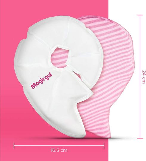 Magic Gel Luxury Breast Therapy Pack | Includes 2X Hot or Cold Ice Packs for Breastfeeding & Augmentation Relief