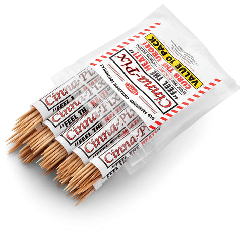 Cinna-pix Tubes of Cinnamon Toothpicks (10 Pack)