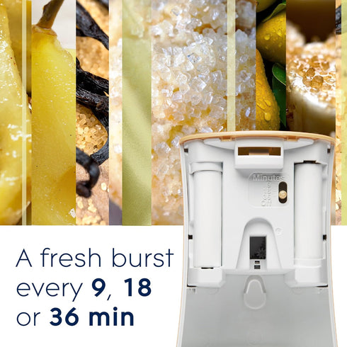 Glade Automatic Spray Refill, Air Freshener for Home, Sparkling Pear, Limited Edition Scent, 6.2 Oz