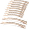 TecUnite 16 Pcs Rhinestone Bobby Pins - Bling Decorative Hair Clips for Women, Bridal, Wedding, and Daily Use
