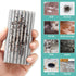 4 Pack Damp Dusting Sponge Duster: Grey Reusable Cleaning Sponge Tool for Blinds, Floorboards, and Mirrors