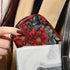 Ollabaky 7 Pill Organizer Watercolor Floral Pattern Travel Pill Cases Bag Portable Pill Container Days Pill Box