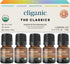 Cliganic Organic Essential Oils Set - Top 5 Classics, 100% Pure Natural Aromatherapy Oils