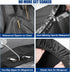 Mobility Scooter Rain Cover, Waterproof 420D Oxford & EVA Fabric Poncho for Electric Vehicle, Outdoor Wheelchair Suit