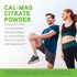 DaVinci Labs Cal-Mag Citrate Powder - 30 Servings Dietary Supplement for Bone Health with Vitamin D2, Magnesium &