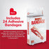 BioSwiss 24 Count Bacon Shaped Self Adhesive Bandages - Fun First Aid Kit for Kids