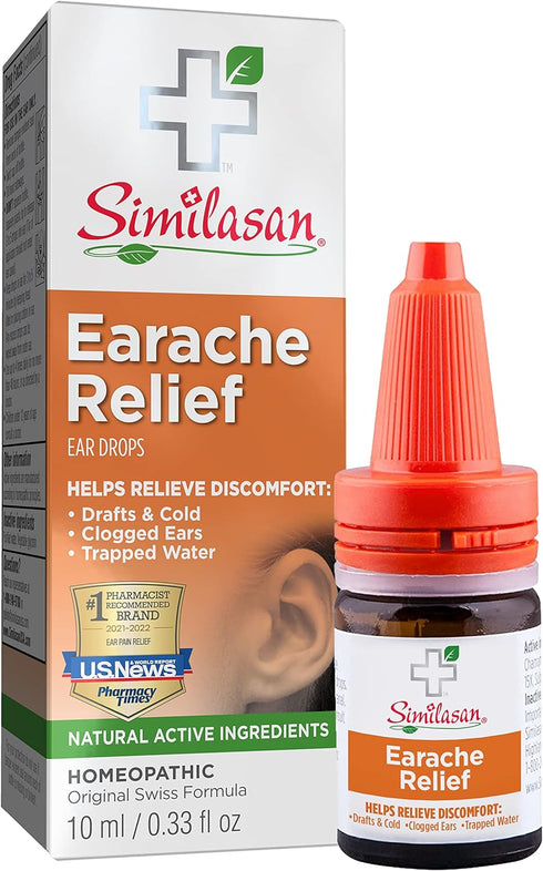 Similasan Earache Relief Ear Drops, 10 ml