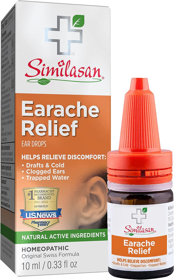 Similasan Earache Relief Ear Drops, 10 ml