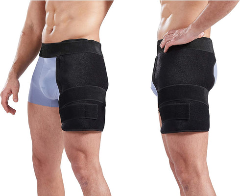Koo-Care Large Flexible Gel Ice Pack & Neoprene Wrap with Elastic Straps for Hot Cold Therapy, Pain Relief for