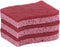 Superio Non-Scratch Cellulose Kitchen Scrub Sponges with Scouring Pad Set, Pack of 3, Red/Pink