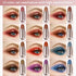 Boobeen 12 Colors Eyeshadow Palette High Pigmented Brighten Eyeshadow Set Blush Highlighting Powder Makeup Set Natural Eye Shadow Kit For Beginners