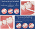 LBY 600pcs Plastic Toothpicks, Interdental Toothpicks with Curved Blade for Teeth Cleaning