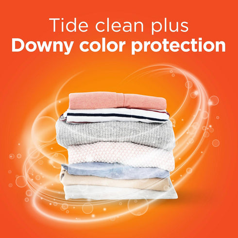 Tide Plus A Touch of Downy Liquid Laundry Detergent, April Fresh, 84 Fl Oz, 59 Loads, HE Compatible