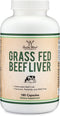 Beef Liver Capsules, 1000mg Grass Fed, 180 Capsules - Desiccated Beef Liver Supplement for Digestion & Immune Health