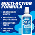 ACT Dry Mouth Anticavity Mouthwash, Zero Alcohol Fluoride, Soothing Mint, 33.8 fl. oz.