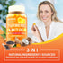 Sugar Free Turmeric Curcumin Gummies, Turmeric 1000mg Supplement with Black Pepper Extract, 120 Counts