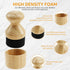 Tcwhniev Cutting Board Oil Wax Applicator with Lid and Ergonomic Handle, Wood Cutting Board Oil Applicator, Versatile