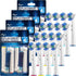Professional White Replacement Brush Heads w/ 3D Whitening, Compatible with Oralb Braun Electric Toothbrush- 16 Pro Style- Fits The Oral-B Kids Care 1000 Etc.