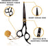 Professional Hair Cutting Scissors 6.5" - Japanese Shear for Barber & Personal Use