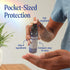 Pack 2oz (6-Pack) Dr. Bronner's Organic Hand Sanitizer Spray Variety Travel Size Bulk, Simple & Effective Formula