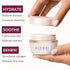 Moisturizer - Hydrating Face Cream for Dry Skin - Lightweight, Silky Texture - Collagen Boosting Peptides - Made in Japan - Wildflower Fragrance
