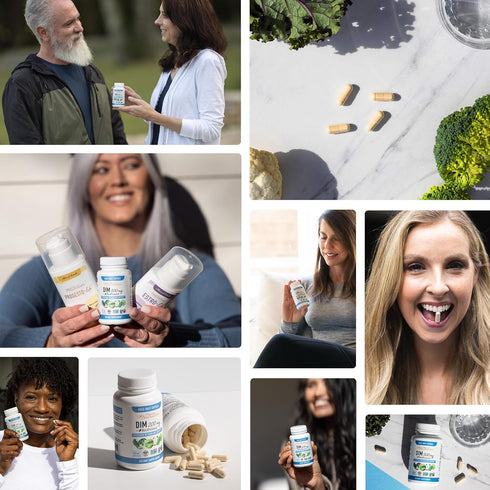 DIM Supplement 200 mg (120 Ct) | Hormone Balance for Women & Men | Antioxidant Support, Menopause & PMS Support