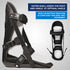 Brace On Adjustable Night Splint for Plantar Fasciitis and Foot Pain Relief, Medium, Black