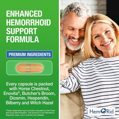HemRid Max - Fast Hemorrhoid Relief, Get The Hemorrhoid Pills That Actually Work