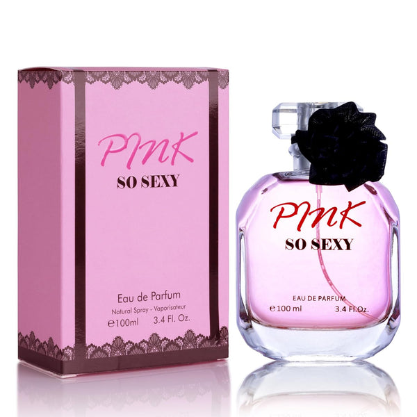 Pink So Sexy Eau De Parfum for Women - 100ml Floral Fruity Fragrance with Bergamot, Apple & Whipped Cream