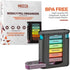 Stackable Daily Pill Organizer - Weekly Medication Reminder, Premium AM/PM Pill Box with 7 Individual Stacking Cases