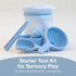 Inspire My Play Blue Sensory Bin Starter Kit - Engaging Messy Play Tools