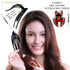 RC ROCHE ORNAMENT 2 Pcs Women's French Concord Curved Hair Clip, No Slip Strong Grip, Medium Black & Brown