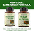 Vegan Multivitamins for Women & Men, Daily Multimineral Supplements for Energy, Focus, 90 Tablets