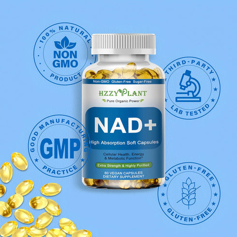 HZZYPLANT Immune 2 NAD+ Supplement, High Absorption NAD Supplements for Women for Cellular Energy Focus Health, NAD