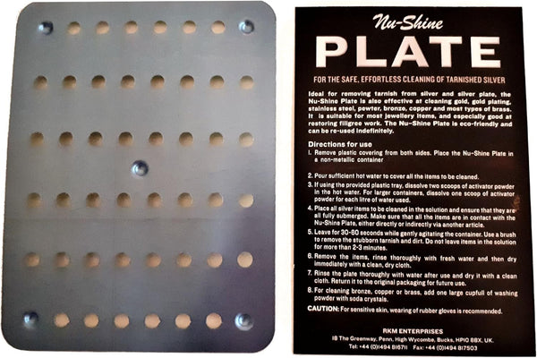 Nushine Magic Cleaning Plate (Small 11.5 x 15.4cm) - Rapidly Cleans Many Items, Reuse Multiple Times