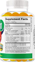 BrightStart Brain Focus Vitamins for Kids & Teens, Omega 3 Supplement, Focus Booster Nootropic Support, 60 Gummy