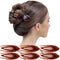 RC ROCHE ORNAMENT 6 Pcs French Concord Hair Clip - Curved Clips for Thick or Thin Hair, No Slip Strong Grip