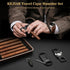 Cigar Humidor Set, Travel Humidor for Cigars, Includes 2 Cigar Cutters, Humidity Pack, Airtight Cigar Case (Dark)