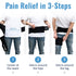 BODYMATE Hip Brace and Sciatica Pain Relief Devices - Adjustable Sacroiliac Belt for Thigh, Hamstring, Hip Pain