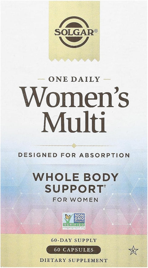 Solgar One Daily Women's Multi Whole Body Support Highly Absorbable Delayed Release