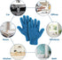 2 Pairs Microfiber Gloves, Washable Reusable Household Cleaning Gloves for Dusting Plants, House, Cars, Furniture