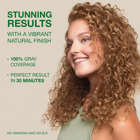 Naturigin Permanent Hair Color, 7.0 Medium Blonde, Ammonia Free, 100% Gray Coverage, Vegan, 1 Pack