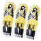 Polka Dot Flip Flop Manicure Sets, Personal Care Kit Pack of 6, Yellow